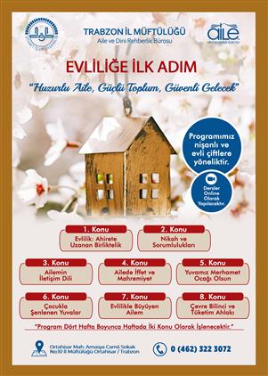 Trabzon'da “evliliğe Ilk Adım” Seminerleri Yeniden Başlıyor