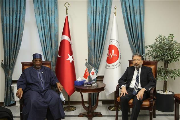 Fildişi Sahili Imamlar Konseyi Başkanı Ousmane Diakite Istanbul Il Müftülüğü’nü Ziyaret Etti