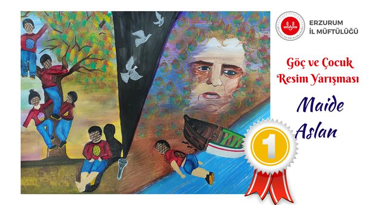 Erzurum'da “göç Ve çocuk” Temalı Resim Yarışması Seçmeleri