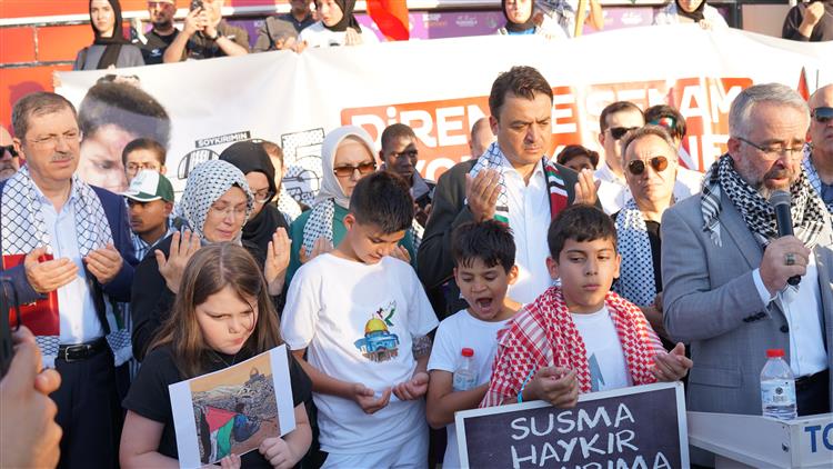 Tokat'da Işgalin Yıl Dönümünde Filistin’e Destek Yürüyüşü Düzenlendi