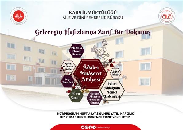 Kars'ta Geleceğin Hafızlarına Yönelik Adâb-ı Muâşeret Atölyelerimiz Başlıyor