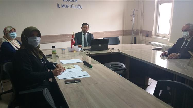 Burdur'da Gençlik Koordinatörleri Ile Online Toplantı Gerçekleştirildi