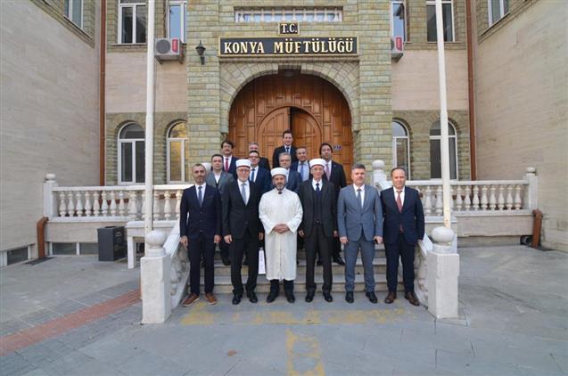 Konya'da Gümülcine Müftüsü şerif Ve Iskeçe Müftüsü Trampa'dan Müftülüğümüze Ziyaret