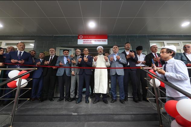 Rize'de Güneysu Ortaköy Hacı Hafız Yusuf Yılmaz Kur'an Kursu Dualarla Açıldı