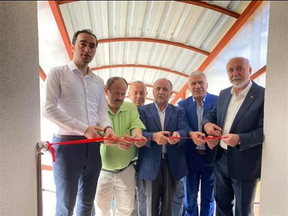 Zonguldak'ta Hacı Recep Bozkurt Cami Dualarla Ibadete Açıldı.
