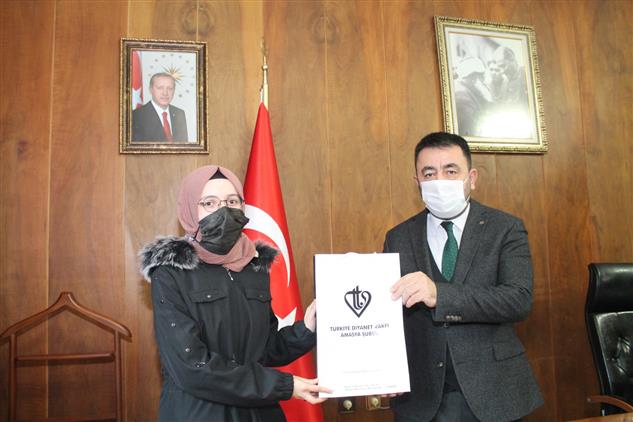 Amasya'da Hafız öğrencilerden Il Müftümüze Ziyaret