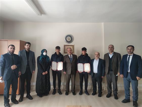 Ardahan'da Hafızlık Belgelerine Kavuştular
