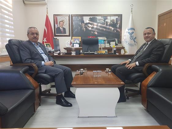 Kütahya'da Hatay Müftüsü ömer Faruk Bilgili Müftülüğümüzü Ziyaret Etti