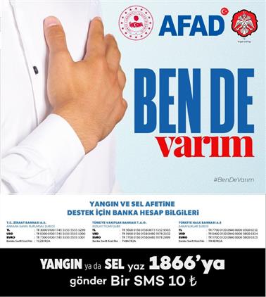 Niğde'de Hep Birlikte Yaraları Sarmak Için