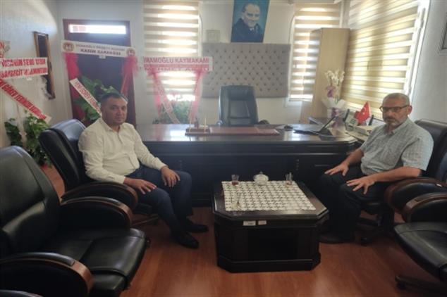 İlçemiz Belediye Başkanı Sayın Kasım Karaköse Beyefendi Müftümüzü Ziyaret Etti