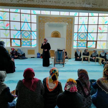 Bolu'da Kadınlara Yönelik Miraç Kandili Programı Bilal-i Habeşi Camiinde Icra Edildi.