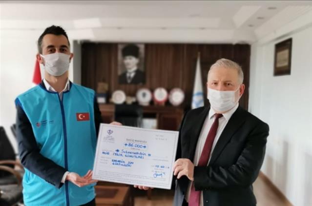 Karabük Il Ve Ilçe Din Görevlilerinden Idlib'e 14 Adet Briket Ev Desteği