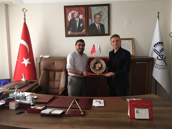 Kars Tkdk Il Koordinatörü Bekir Güre'den Il Müftüsü Eviş’e Veda Ziyareti