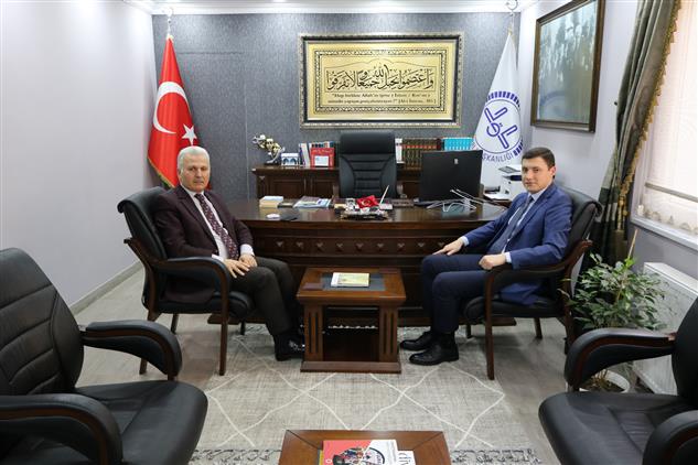 Kırklareli Vali Yardımcısı Mehmet Saygın Il Müftüsü Aydın Yığman'ı Makamında Ziyaret Etti