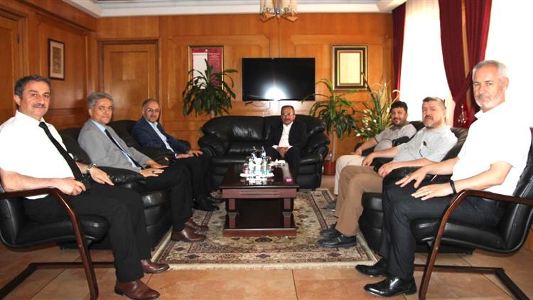 İzmir'de Kocaeli Il Müftüsü Cihan, Müftülüğümüzü Ziyaret Etti