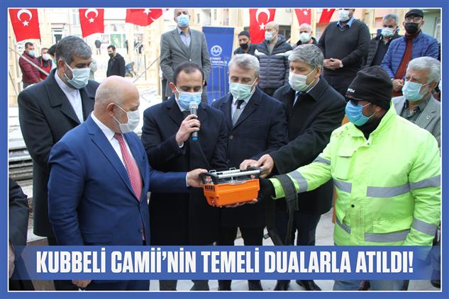 Elazig'da Kubbeli Camii’nin Temeli Dualarla Atıldı!