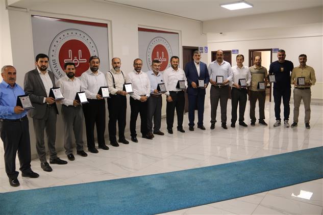 Agri'da Kurban Organizasyonunda Görev Alanlar ödüllendirildi