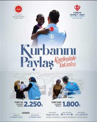 KURBANINI PAYLAŞ KARDEŞİNLE YAKINLAŞ