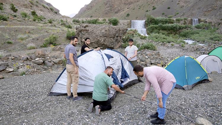 Erzincan'da Kyk öğrencileri Ile Doğal Güzellikler Eşliğinde Kamp Faaliyeti Yapıldı