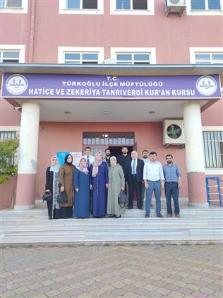 Kahramanmaras'da Il Müftülüğü Aile Ve Dini Rehberlik Büromuz Türkoğlu Ilçemizi Ziyaret Etti