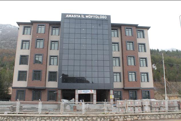 Amasya'da Il Müftülüğü Hizmet Binası Inşaatı Hızla Devam Ediyor