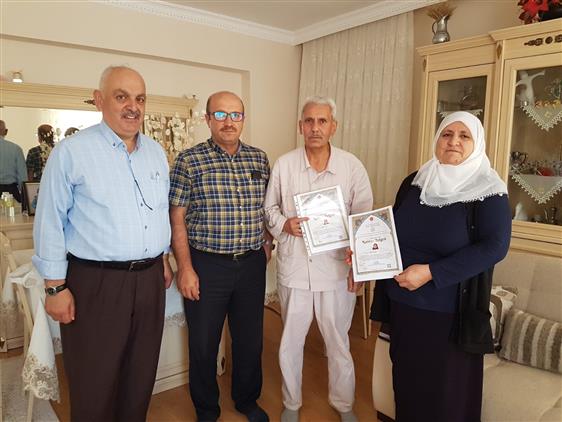 Kırsehir'de Il Müftülüğümüz Tarafından Kutsal Topraklardan Dönen Hacılar Ziyaret Ediliyor.