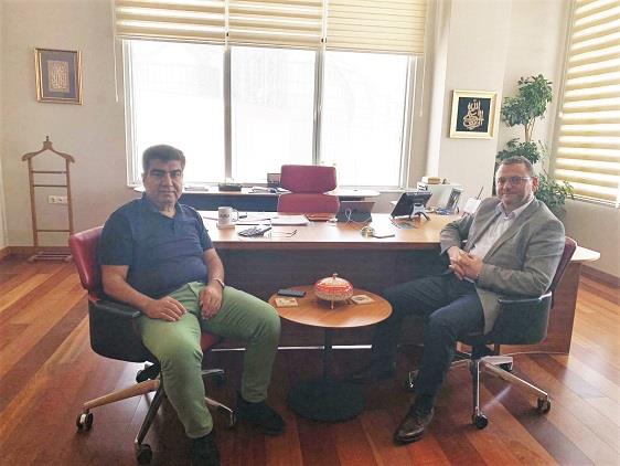 Mersin'de Il Müftümüz Aves şirketler Grubu Yön. Krl. Başkanı Senan Idin’i Ziyaret Etti