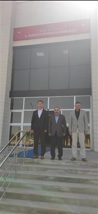 Muş'ta Il Müftümüz Ibrahim Halil Demir, Il Tarım Ve Orman Müdürü Mehmet Gün’ü Makamında Ziyaret Etti.