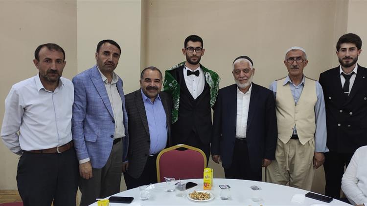 Muş'ta Il Müftümüz Ibrahim Halil Demir, Müftlük Personeli Usame Akar'ın Kardeşi Ahmet Akar'ın Düğün Törenine Katıldı.