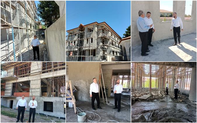 Erzincan'da Il Müftümüz Burhan çakır, Ilimizde Inşaati Devam Eden Camilerde Incelemelerde Bulundu