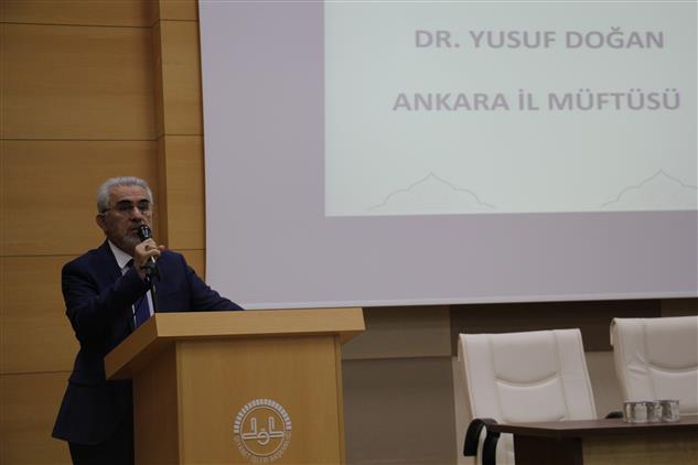 Ankara'da Il Müftümüz Dr. Yusuf Doğan çankaya Müftülüğü Gençlik Hizmetleri Programına Katıldı