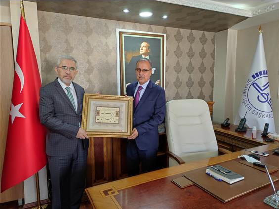 Ankara'da Il Müftümüz Dr. Yusuf Doğan’ Dan çankaya Ilçe Müftüsü Mustafa Baytar' A Hayırlı Olsun Ziyareti