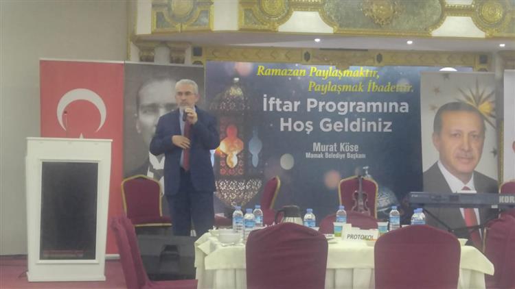 Ankara'da Il Müftümüz Dr. Yusuf Doğan Iftar Programında Konuştu