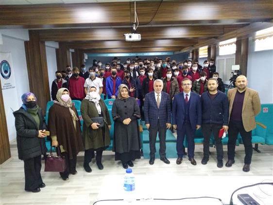 Kastamonu'da Il Müftümüz şeyh şaban-ı Veli Imam Hatip Lisesinde öğretmen Ve öğrencilerle Biraraya Geldi