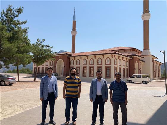 Amasya'da Il Müftümüz Ilahiyat Fakültesi Camii'ni Ziyaret Etti