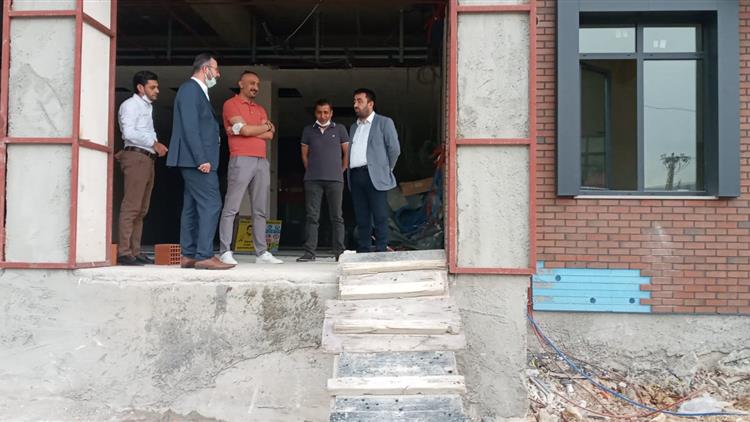 Amasya'da Il Müftümüz Müftülük Inşaatında Incelemelerde Bulundu