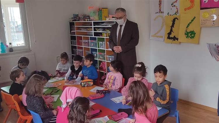 Duzce'de Il Müftümüz Rüstem Can 4-6 Yaş Kur'an Kursları Ziyaretlerine Devam Ediyor.