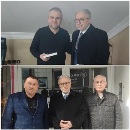 Duzce'de Il Müftümüz Rüstem Can, Ilimiz Medya Kuruluşlarını Ziyaret Etti