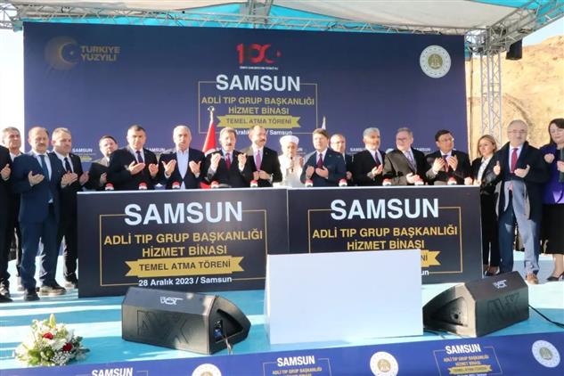 Il Müftümüz Seyfullah çakır, Samsun Adli Tıp Grup Başkanlığı Hizmet Binası Temel Atma Törenine Katıldı.