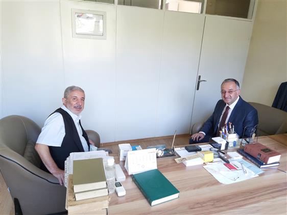 İzmir'de Il Müftümüz Sezik'ten Dekan Dumlu'ya Iade-i Ziyaret