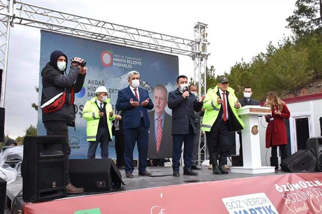Amasya'da Il Müftümüz Temel Atma Törenine Katıldı