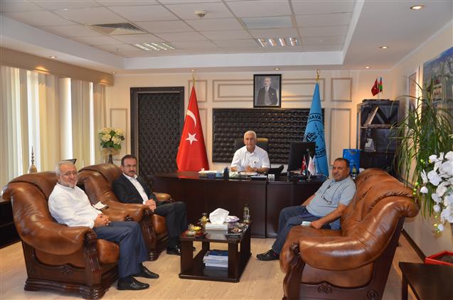 Il Müftümüz Yalçınkaya, Devlet Hava Meydanları Işletmesi Antalya Havalimanı Baş Müdürüne Iade-i Ziyarette Bulundu.