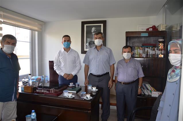 Antalya'da Il Müftümüzden şube Müdürü Yıldız’a  “hayırlı Olsun” Ziyareti