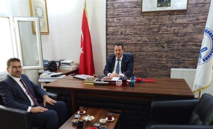Şırnak'de Il Müftümüzden Uludere Müftüsüne Hayırlı Olsun Ziyareti