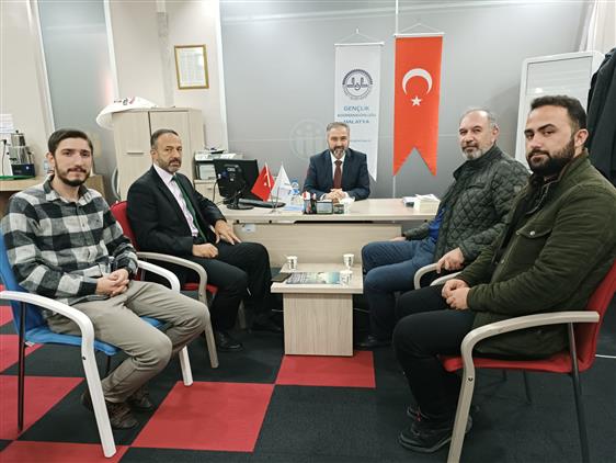 Malatya'da Il Müftüsü şahin Yıldırım, Diyanet Genç Ofisi Ziyaret Etti
