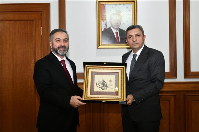 Malatya'da Il Müftüsü şahin Yıldırım’dan Vali Hulusi şahin’e Ziyaret
