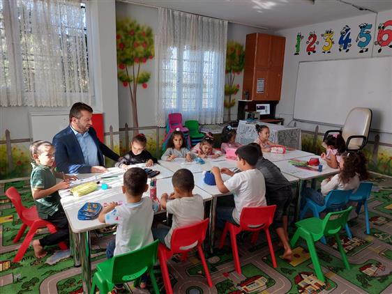 Osmaniye'de Il Müftüsü Ali çakmak 4 - 6 Yaş Kur'an Kurslarını Ziyaret Etti.