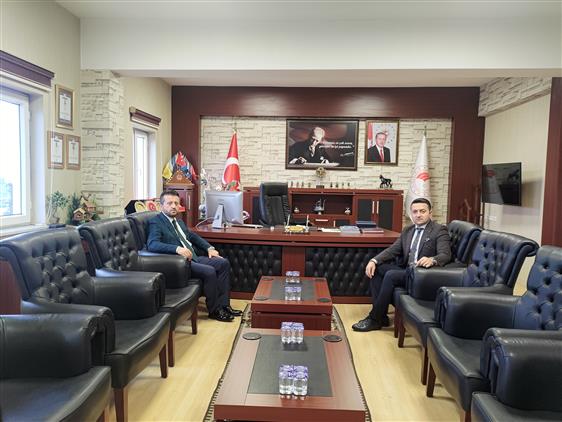 Osmaniye'de Il Müftüsü Ali çakmak, Il Tarım Ve Orman Müdürü Mustafa Ilmeç'i Ziyaret Etti