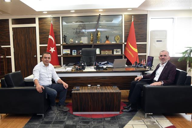 Il Müftüsü Bekir Derin'den Kastamonu Belediye Başkanı Hasan Baltacı'ya Ziyaret.