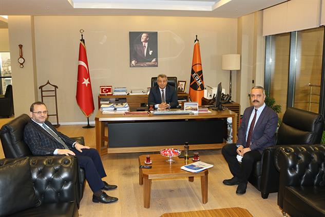 Mersin'de Il Müftüsü Dr. Kondi, Karayolları 5. Bölge Müdürü Fidan’ı Ziyaret Etti